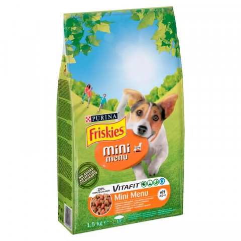 Purina Friskies Mini Menu kurczak adult małe rasy 1,5 kg
