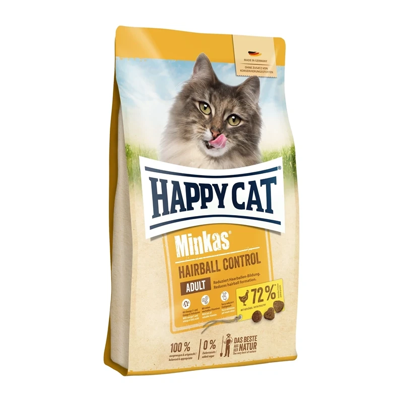 Happy Cat Minkas Hairball drób adult 500 g