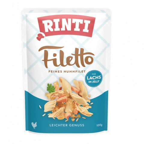 Rinti Filetto kurczak, łosoś adult 100 g