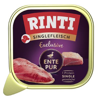 Rinti Singlefleisch Exclusive kaczka adult 150 g × 30
