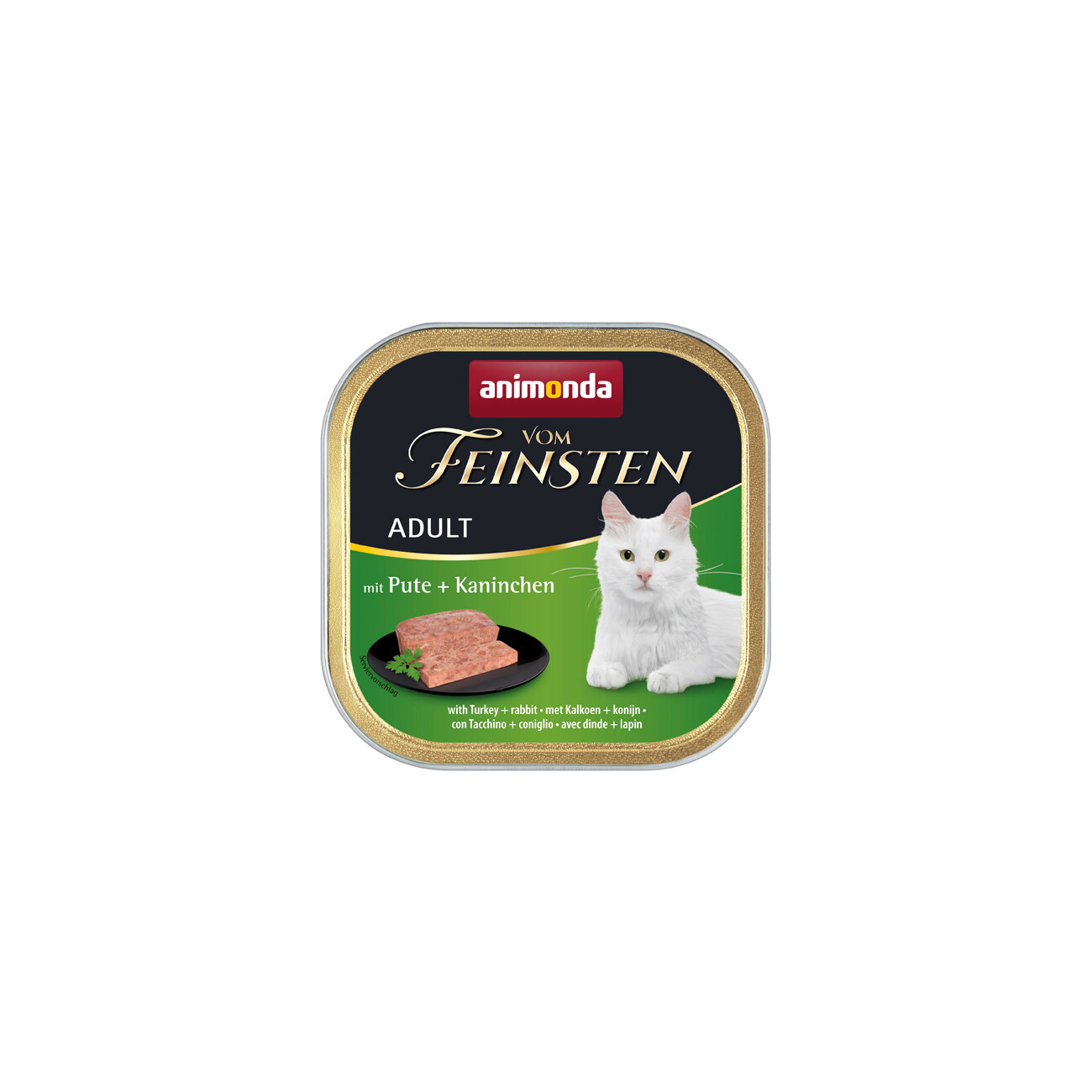 Animonda Vom Feinsten Sensitive indyk, królik pasztet adult 100 g × 32