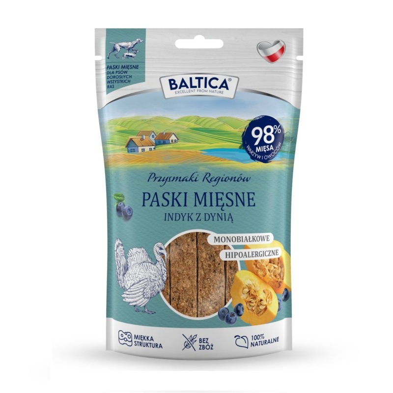Baltica Smaki Regionów indyk z dynią adult 90 g
