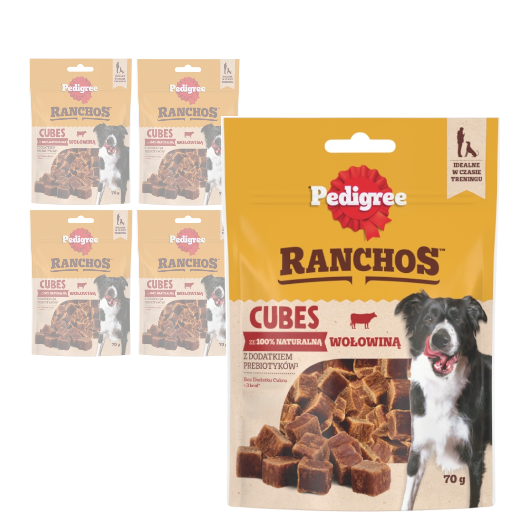 Pedigree Ranchos wołowina 70 g × 5