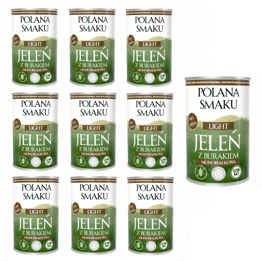 Polana Smaku jeleń z burakiem 400 g × 10