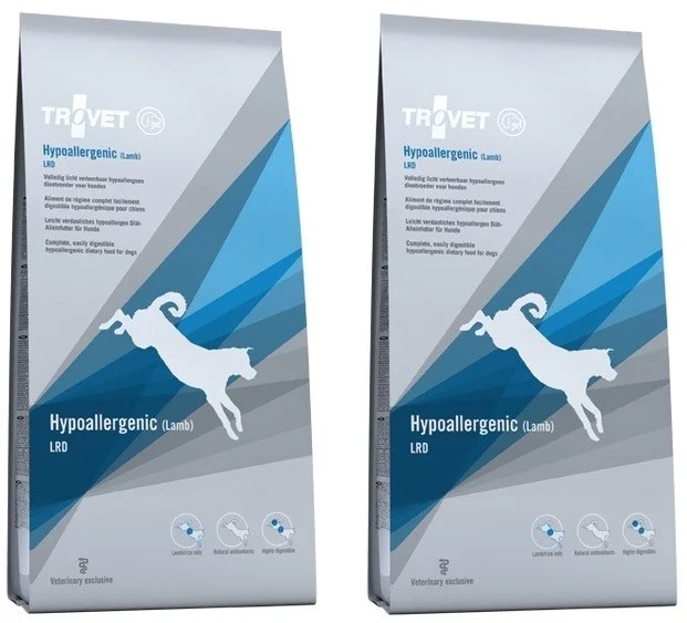 Trovet Hypoallergenic jagnięcina adult 10 kg × 2