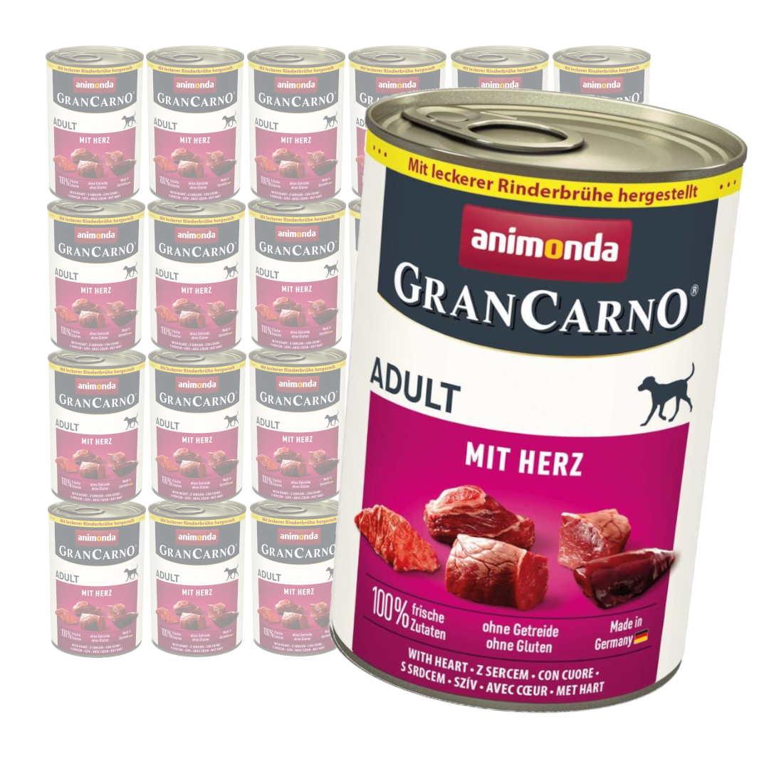 Animonda GranCarno Original serce adult 400 g × 24