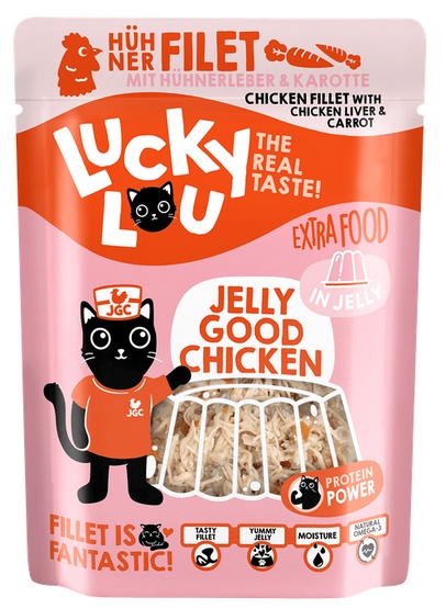 Lucky Lou Extrafood kurczak, wątróbka w galaretce 70 g