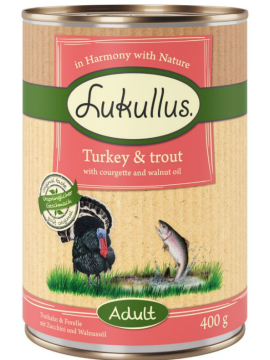 Lukullus Natural indyk, pstrąg 800 g