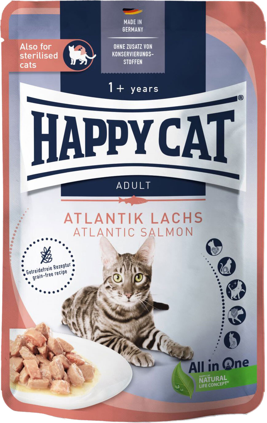 Happy Cat Culinary łosoś w sosie adult 85 g