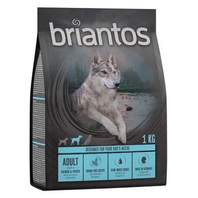 Briantos Adult łosoś z ziemniakami bez zbóż 1 kg × 4