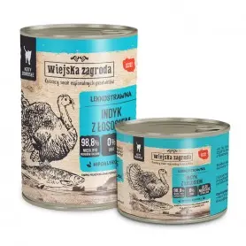 Wiejska Zagroda indyk, łosoś w bulionie 400 g × 6