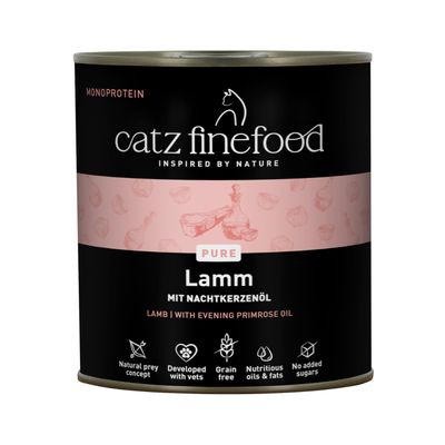 Catz Finefood Purrrr jagnięcina adult 800 g × 12