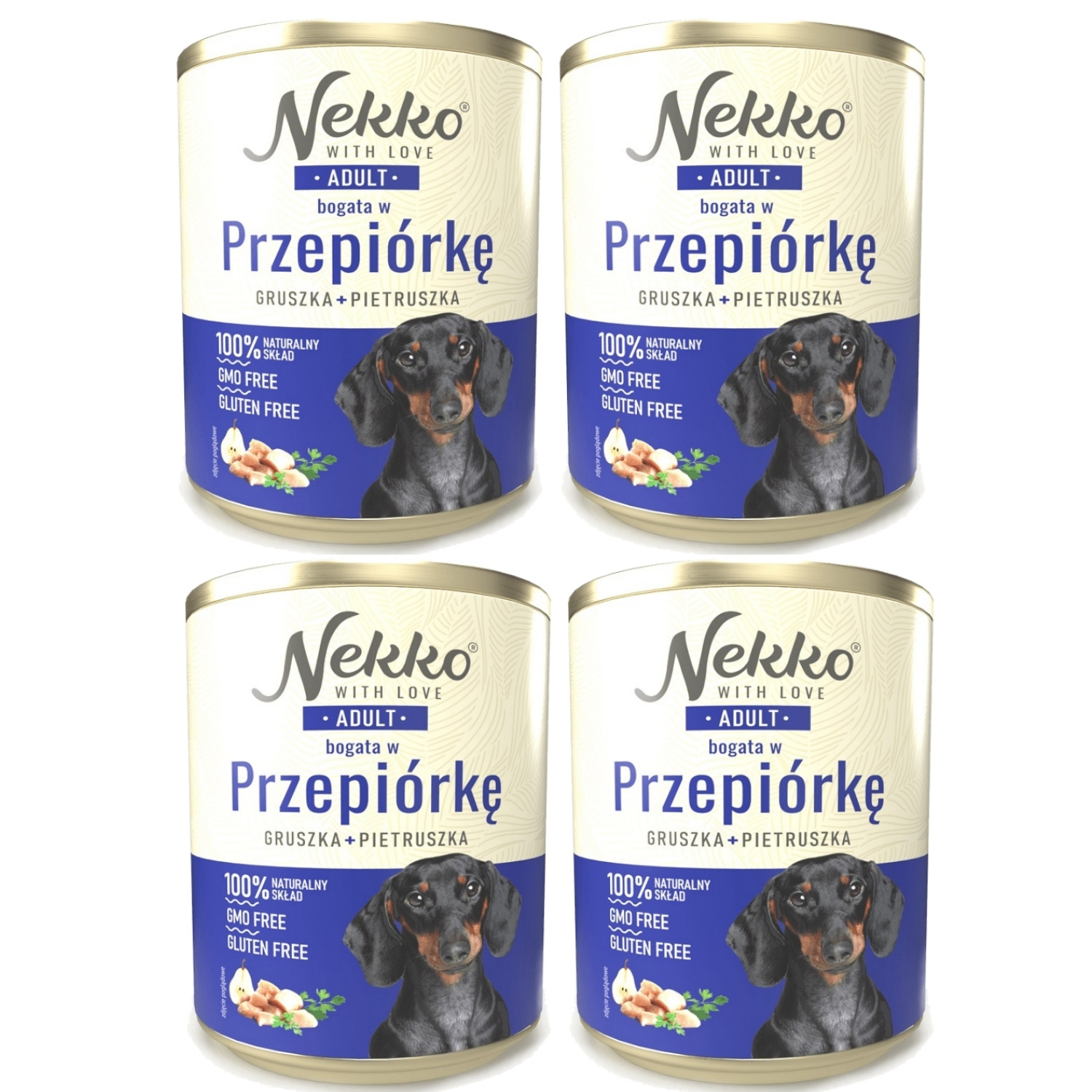 Nekko przepiórka adult 800 g × 4