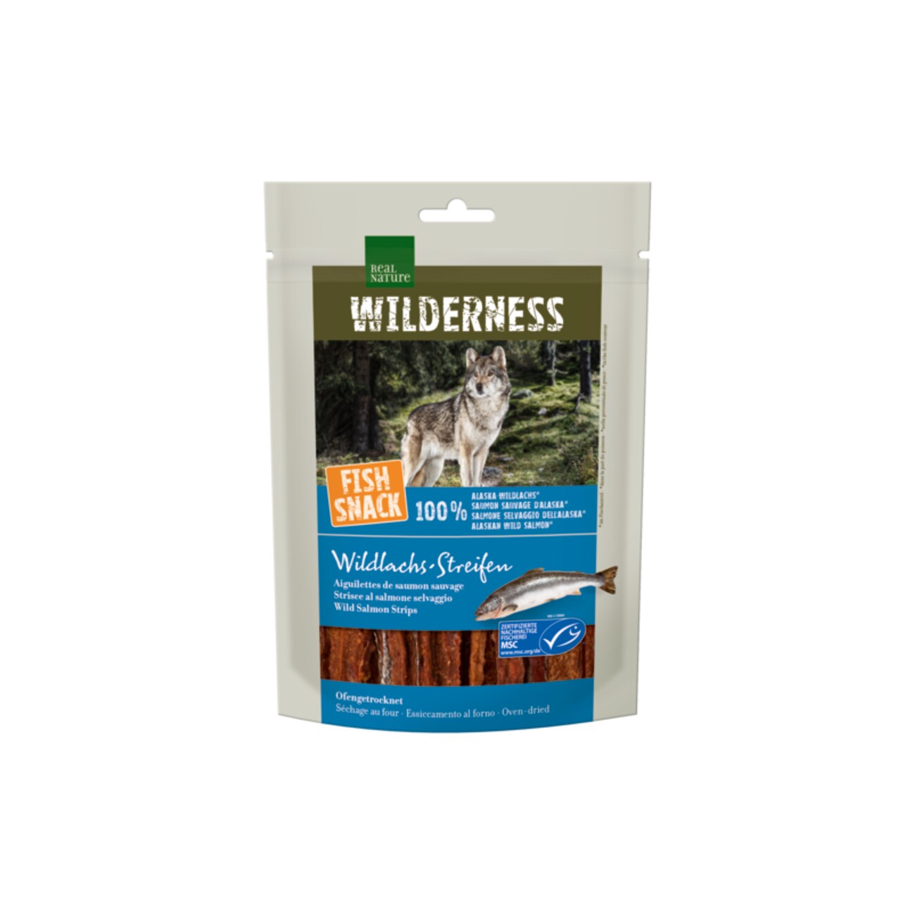 REAL NATURE Wilderness łosoś 70 g
