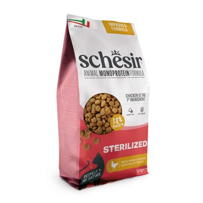 Schesir Sterilized & Light kurczak 10 kg × 2