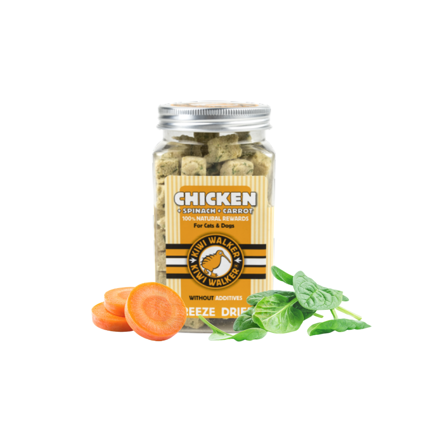 Kiwi Walker kurczak, szpinak, marchew 65 g