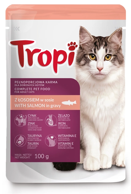 Tropi łosoś w sosie adult 100 g