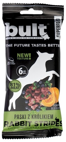 Bult Superfoods Tasty Stripes królik 10 g × 6