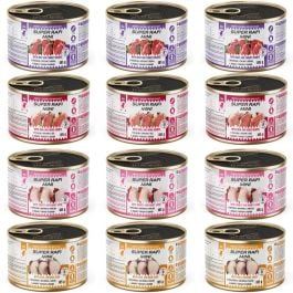 Rafi cielęcina, gęś, indyk, kaczka, królik, przepiórka, wołowina adult małe rasy 185 g × 12