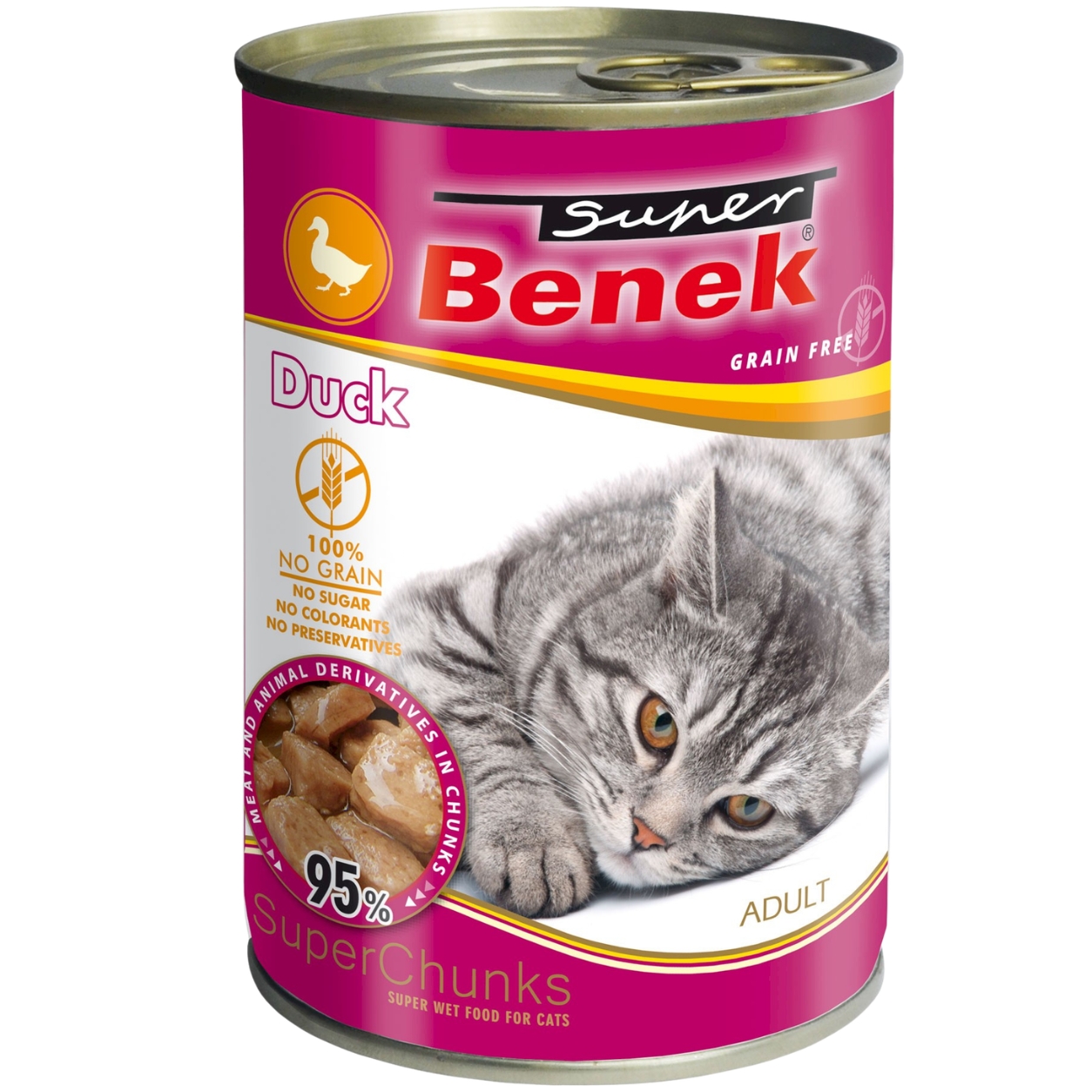 Super Beno SuperChunks kaczka w sosie adult 415 g