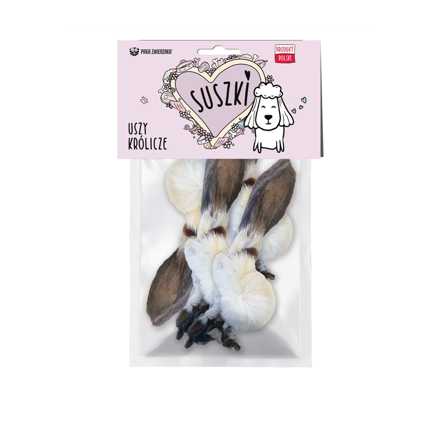 Paka Zwierzaka Suszki królik 30 g × 4