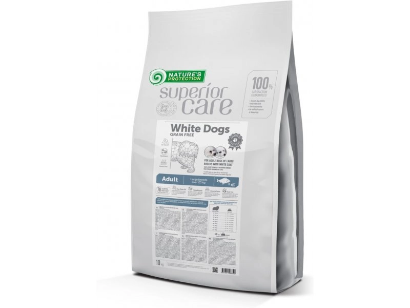 Nature's Protection Superior Care biała ryba adult duże rasy 10 kg