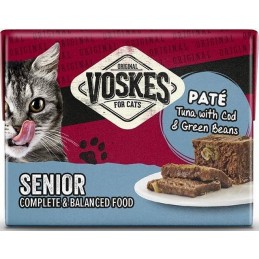Voskes dorsz, tuńczyk pasztet senior 85 g