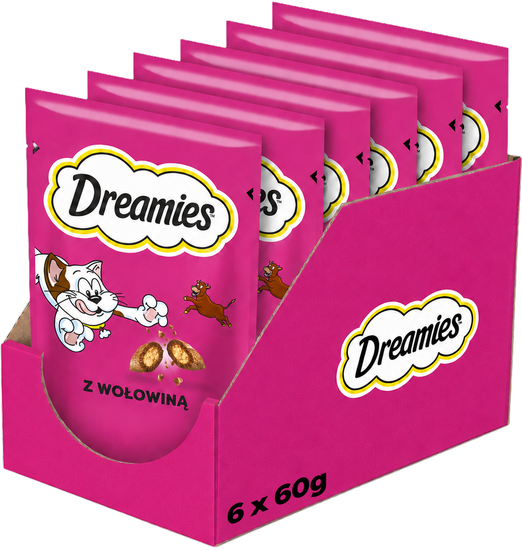 Dreamies wołowina 60 g × 6