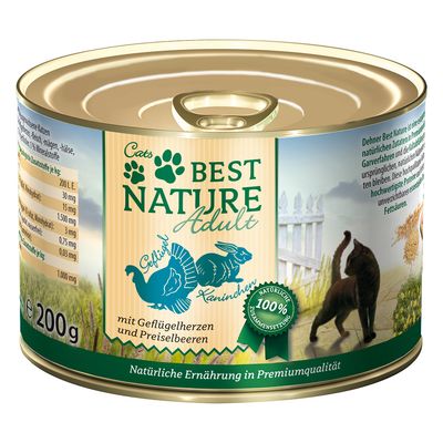 Best Nature drób, królik adult 200 g × 12