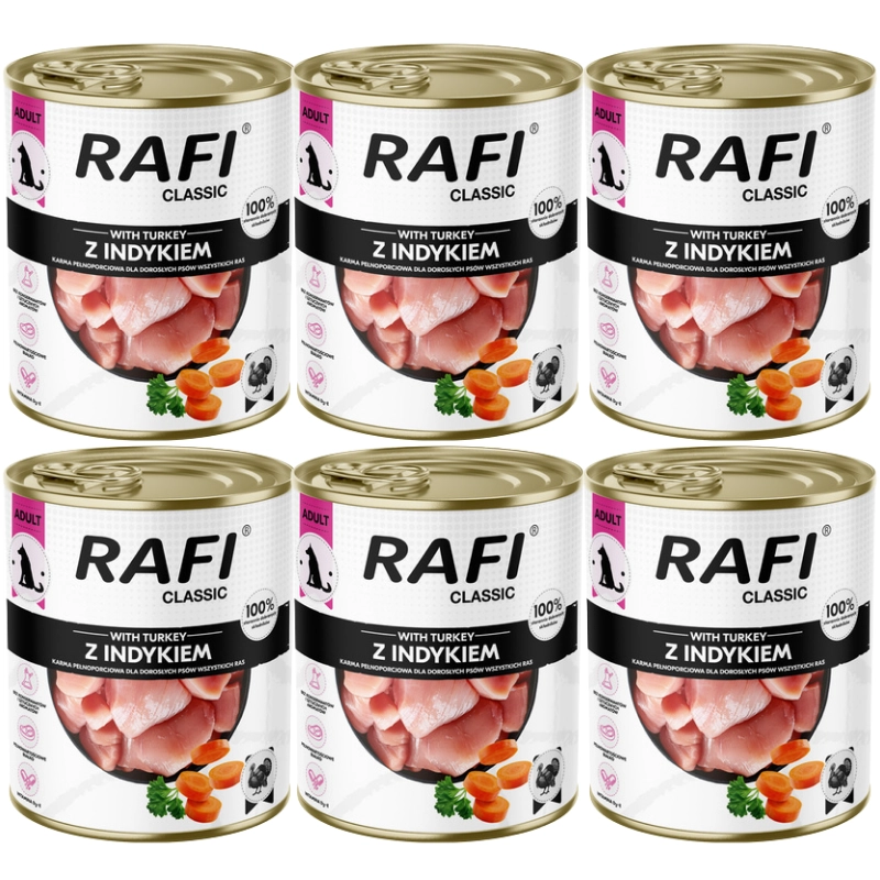Dolina Noteci Rafi Classic indyk 800 g × 6