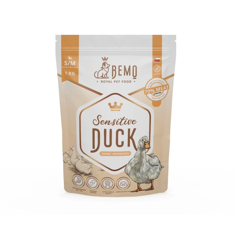 Bemo Sensitive kaczka adult małe i średnie rasy 1 kg