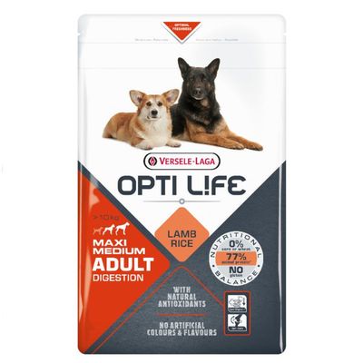 Versele-Laga Opti Life jagnięcina adult średnie rasy, duże rasy 12.5 kg × 2