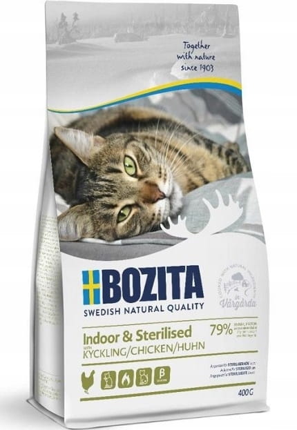 Bozita Feline Indoor & Sterilised kurczak adult 400 g