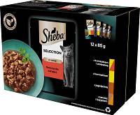 Sheba Selection mix smaków w sosie adult 85 g × 12