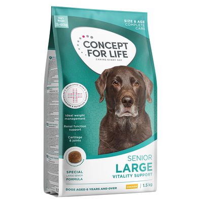 Concept for Life kurczak senior duże rasy 1.5 kg × 4