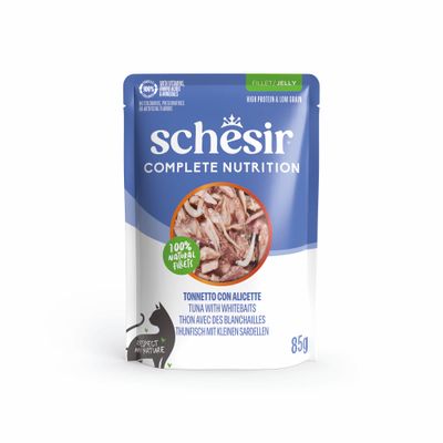 Schesir Complete Nutrition tuńczyk, ryby w galaretce 85 g × 24