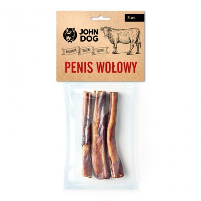 John Dog penis wołowy 15 cm × 3