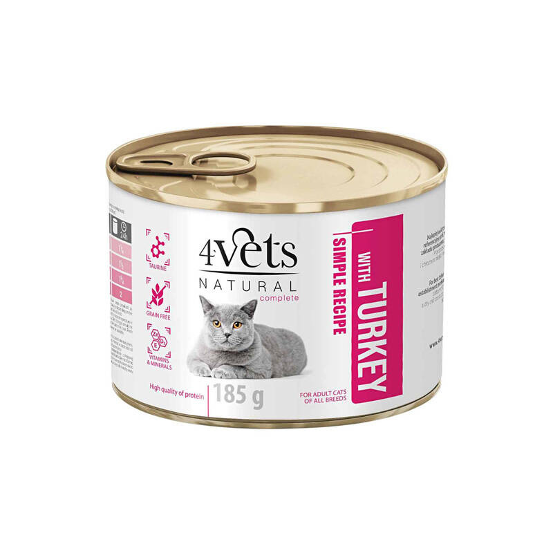 4Vets Natural indyk adult 185 g