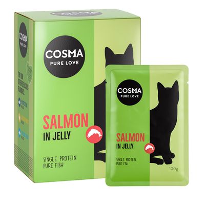 Cosma Original Indoor Sterilised łosoś w galaretce 100 g × 6