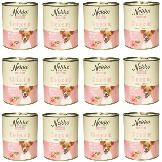 Nekko cielęcina junior 800 g × 12