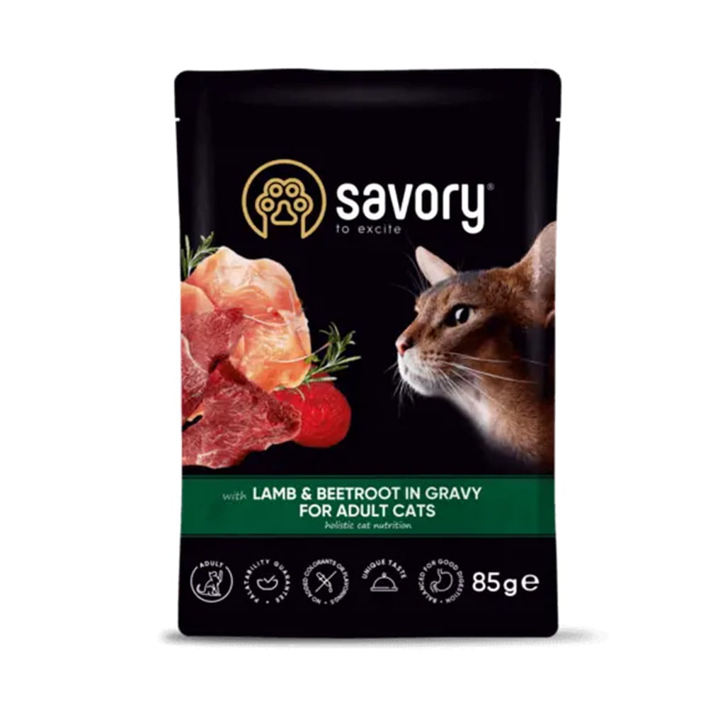 Savory jagnięcina adult 85 g