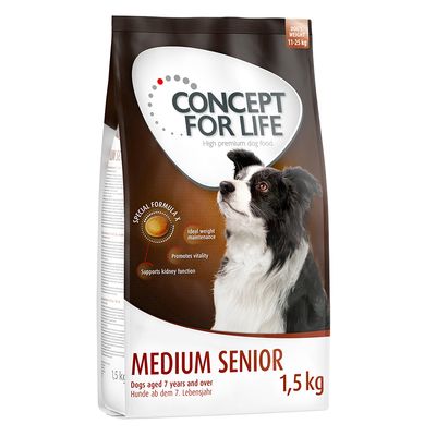 Concept for Life kurczak senior średnie rasy 1,5 kg