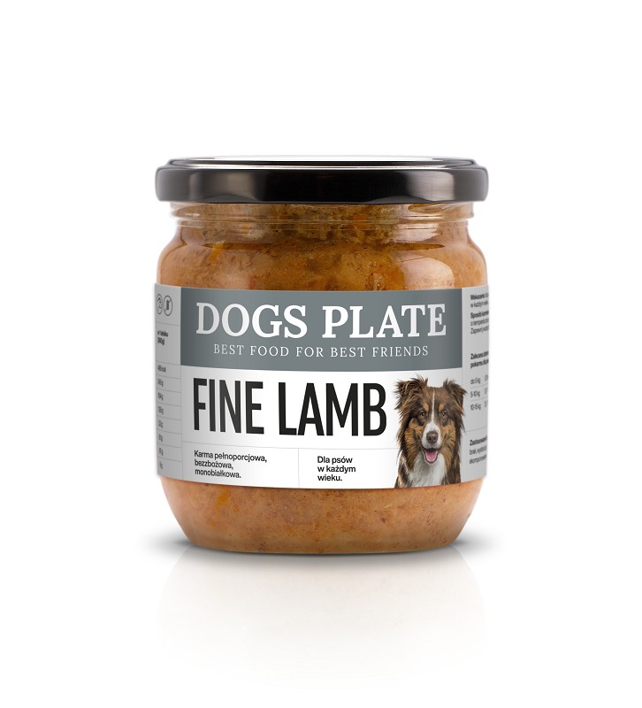 Dogs Plate Fine jagnięcina 360 g