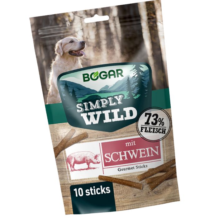 Bogadent Simply Wild wieprzowina 11 g × 10