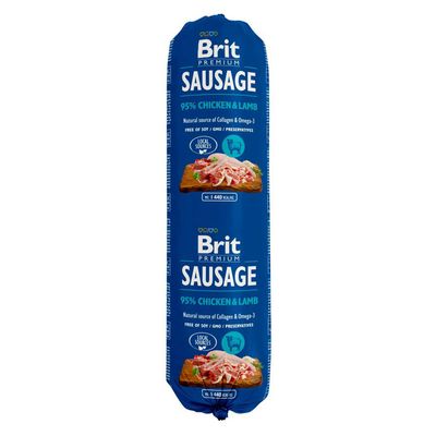 Brit Sausage jagnięcina, kurczak adult 800 g × 12