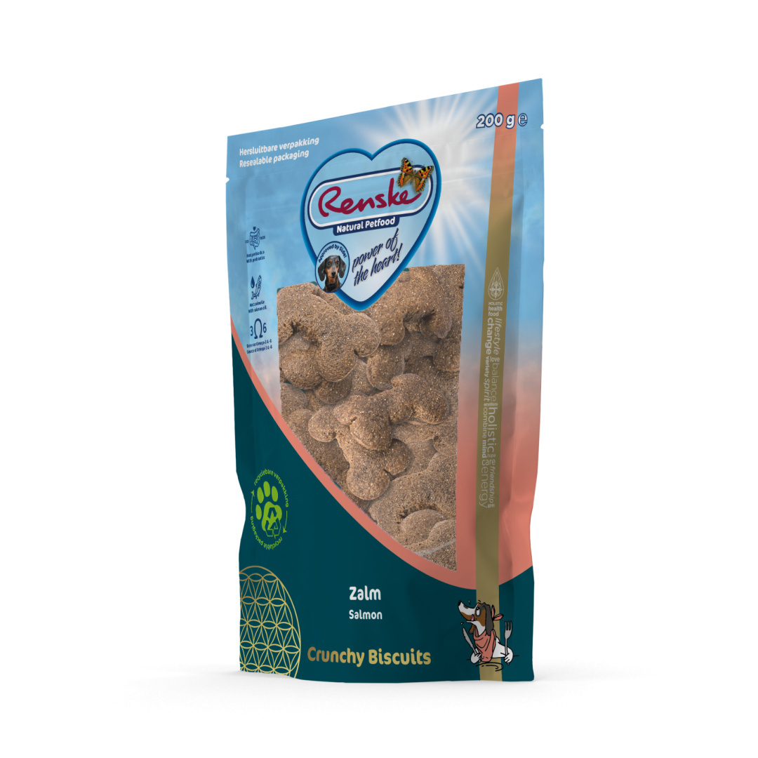 Renske Crunchy Biscuits łosoś 200 g