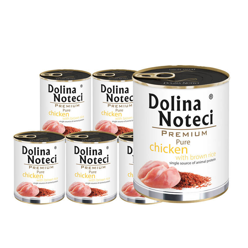 Dolina Noteci Premium Pure kurczak z ryżem adult 800 g × 6