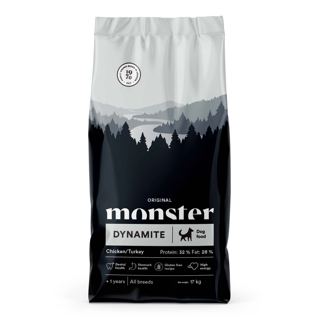 Monster Original indyk, kurczak adult 17 kg