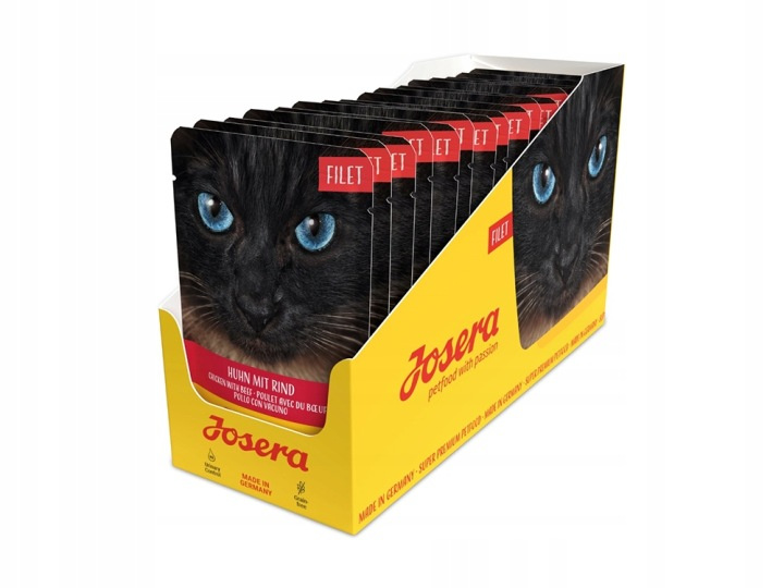 Josera Filet Digestive Sensitive kurczak, wołowina kawałki adult 70 g × 16