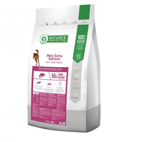 Nature's Protection Mini Extra łosoś małe rasy 7,5 kg
